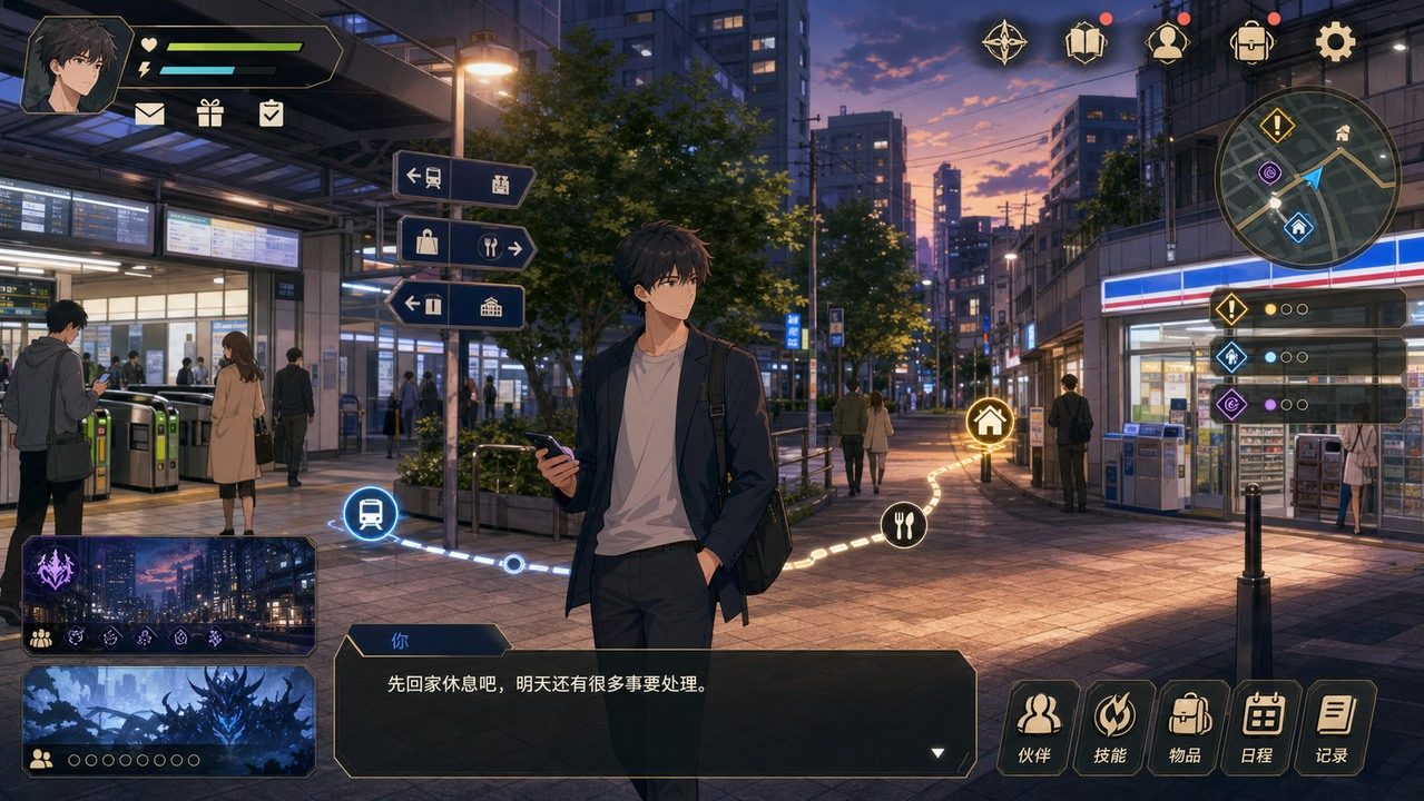 枫酱想回家 短篇ADV 演示图 6